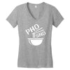 pho sho Women's V-Neck T-Shirt