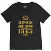 kings are born in 1963 V-Neck Tee