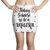today i choose to be a unicorn Mini Skirts