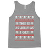 emo gothic ugly christmas sweater. Tank Top