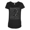 diabetes awareness Maternity Scoop Neck T-shirt