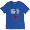 happy first fathers day V-Neck Tee