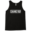 samcro funny retro biker gang sons fancy dress anarchy vintage Tank Top
