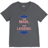 the man   the legend funny V-Neck Tee