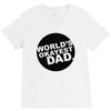 world's okayest dad V-Neck Tee