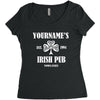 irish pub Women's Triblend Scoop T-shirt