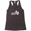 you know what they say about big feet Racerback Tank