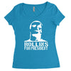 rollins for president  funny  comic henry rollins punk rock tv p Women's Triblend Scoop T-shirt