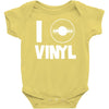 i love vinyl Baby Onesie