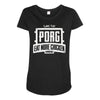 eat more chicken Maternity Scoop Neck T-shirt