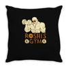 roshi's gym Throw Pillow