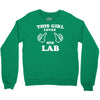 this girl loves her lab Crewneck Sweatshirt