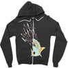 shark attack Zipper Hoodie