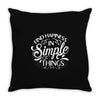 simple things Throw Pillow