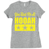 you had me at hooah Ladies Fitted T-Shirt