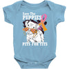 save the puppies Baby Bodysuit