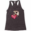 bunny rabbit love Racerback Tank