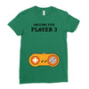 Waiting for Player 3 Gamer Ladies Fitted T-Shirt