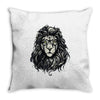 nerd  lion Throw Pillow