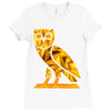 owl Ladies Fitted T-Shirt