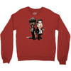 pulp fiction caricature ideal birthday gift present Crewneck Sweatshirt