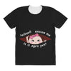 April Peeking Out Asian Baby Girl All Over Women's T-shirt