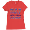 made in 1967 50 years of being awesome Ladies Fitted T-Shirt