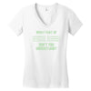 what part of binary code don't you understand Women's V-Neck T-Shirt