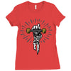 skateboard truck Ladies Fitted T-Shirt