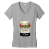 Dog-I MUSIC Women's V-Neck T-Shirt