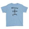 motivated by caffeine and canines Youth Tee