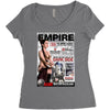 funny star wars empire magazine cover ideal birthday present Women's Triblend Scoop T-shirt