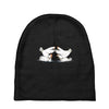chicken fight Baby Beanies