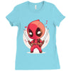 deadpool Ladies Fitted T-Shirt