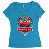 birthday boy mc queen Women's Triblend Scoop T-shirt