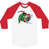 raphael meets mario 3/4 Sleeve Shirt