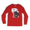 meh says honey badger Long Sleeve Shirts