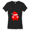 mooncake christmas santa parody Women's V-Neck T-Shirt