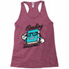 reading is awesome Racerback Tank