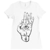 hand Ladies Fitted T-Shirt