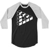 sheldon dreieck big bang theory triforce illusion 3d nerd fun usa 3/4 Sleeve Shirt
