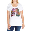 Cosmic Breath Ladies Curvy T-Shirt