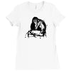 deep depression sad girl Ladies Fitted T-Shirt