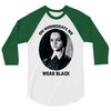 on wednesdays we wear black 3/4 Sleeve Shirt