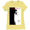 scarface classic movie Ladies Fitted T-Shirt