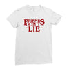 friends don't lie 1 Ladies Fitted T-Shirt