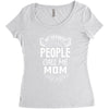 My Favorite People Call Me Mom Women's Triblend Scoop T-shirt