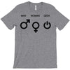 man woman geek symbols T-Shirt