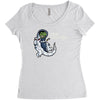 houston we have a problem Women's Triblend Scoop T-shirt