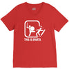 this is sparta funny  film V-Neck Tee